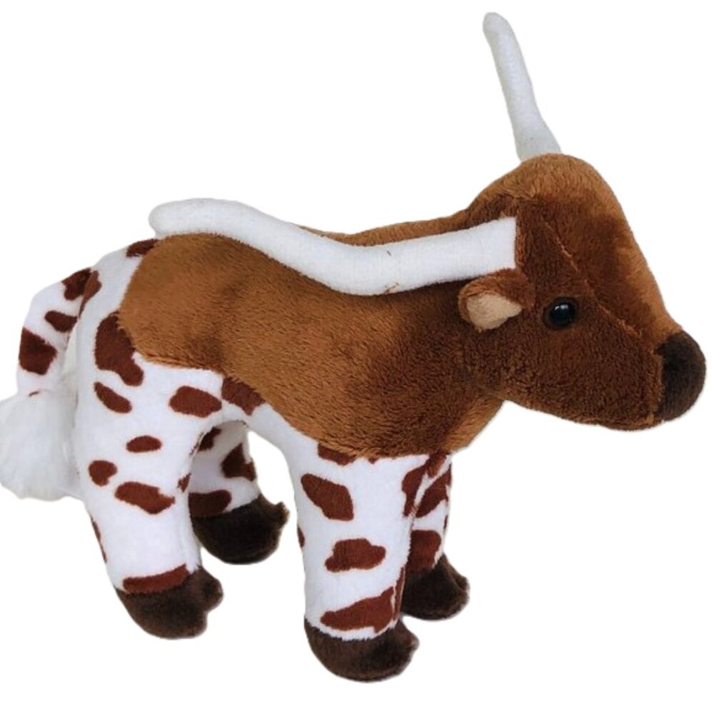 Douglas Plush  New w/ Tag Bull Longhorn Zeb Stuffed Animal 7"